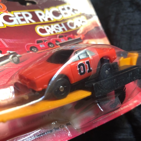 Knickerbocker Dukes of Hazzard Finger Racers Crash Cars Dodge Charger New in Box - Picture 8 of 14